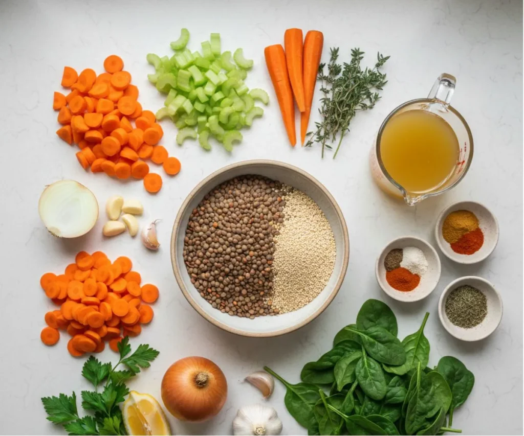 Quinoa Lentil Soup Recipe