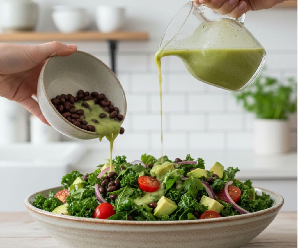 Kale Black Bean Salad Recipe