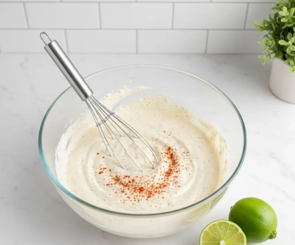 Mexican street slaw served with grilled tacos