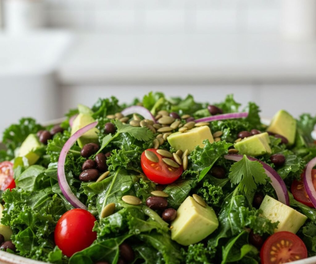 Kale Black Bean Salad Recipe